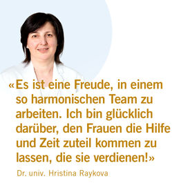 Hristina Raykova über Ihre Arbeit in der Frauenklinik des KSOW